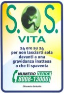 Chiama il numero 8008-13000 di SOS Vita per lasciarti aiutare!